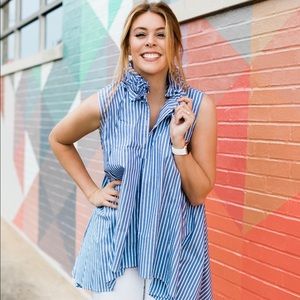 🆕 NWT! Ruffles & Stripes Sleeveless Top